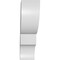 Ekena Millwork 5-in. W x 18-in. D x 18-in. H Ridgewood Architectural Grade PVC Knee Brace BRCP05X18X18RID - alternate 4